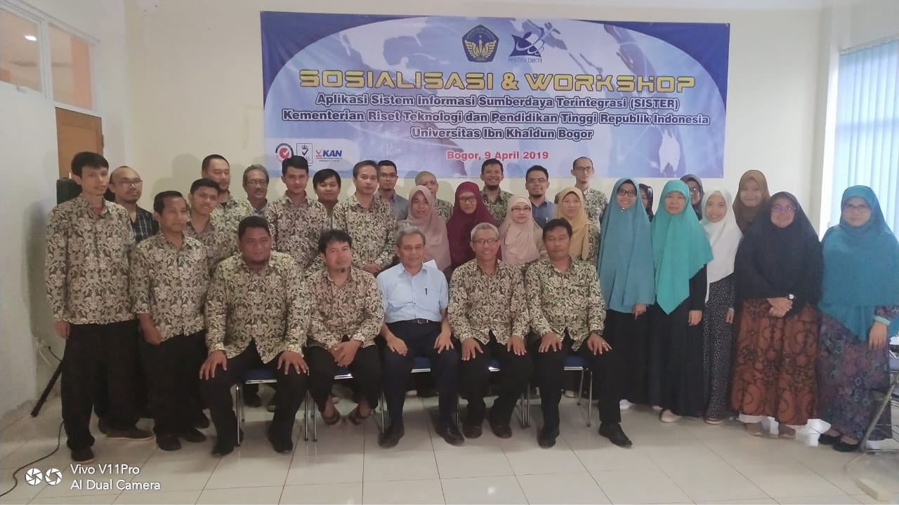 Sosialisasi dan Workshop Aplikasi SISTER Bagi Dosen Fakultas Teknik